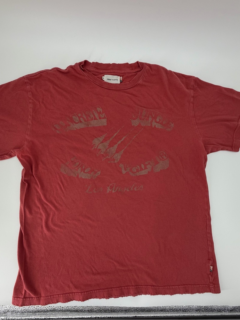 Honor the Gift Vintage-Style Men's Red Graphic T-Shirt Summer of ‘66